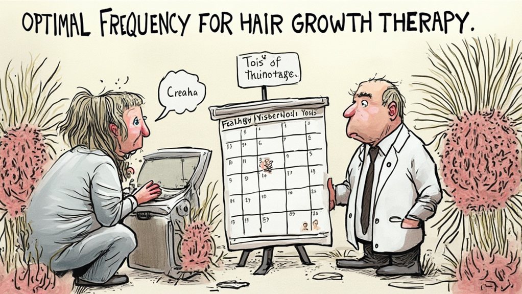 hair growth therapy frequency