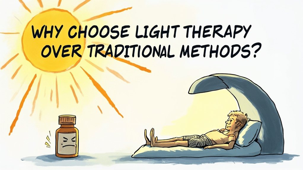 light therapy benefits traditional methods