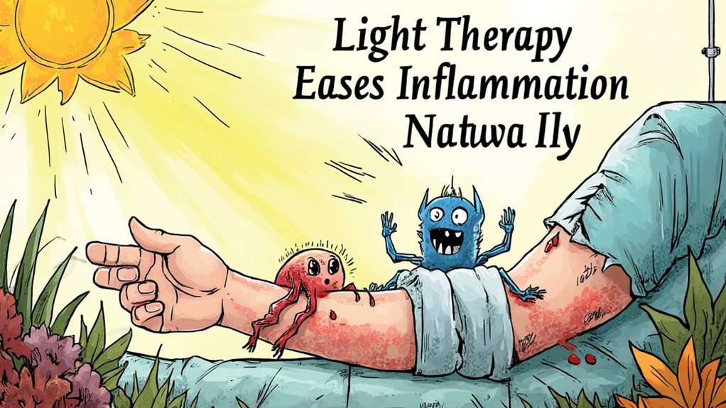 light therapy reduces inflammation