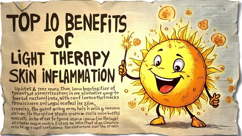 light therapy reduces skin inflammation