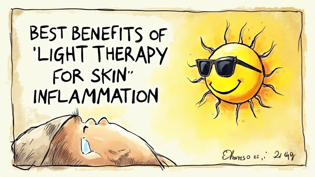 light therapy reduces skin inflammation