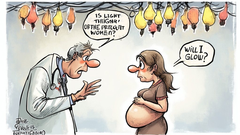 light therapy safety pregnancy