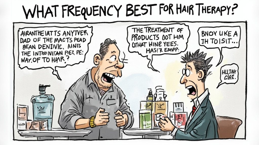 optimal frequency for hair therapy