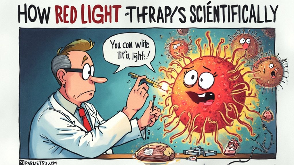 scientific mechanism of red light