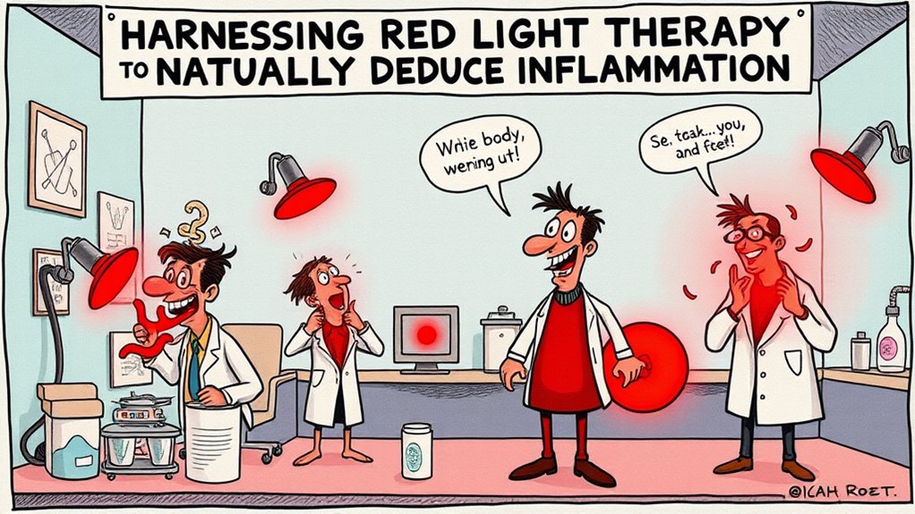 red light inflammation reduction