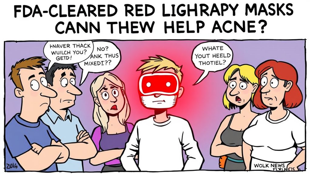 red light therapy acne