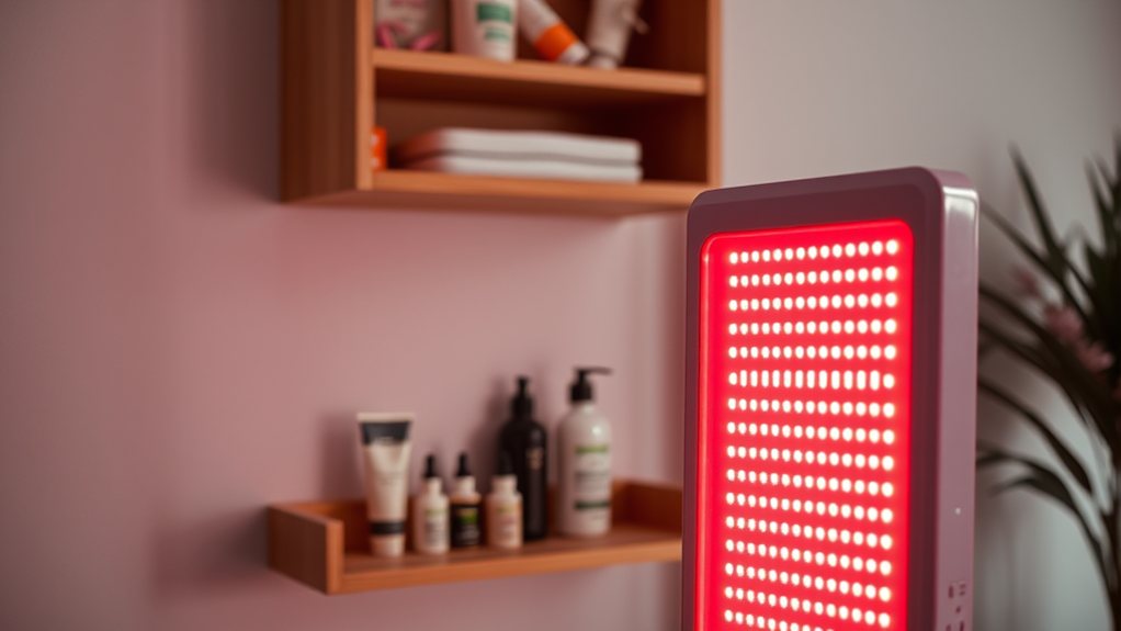 red light therapy panel features