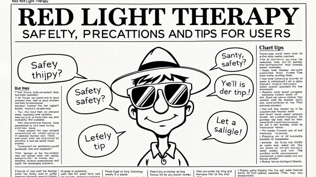 red light therapy safety tips